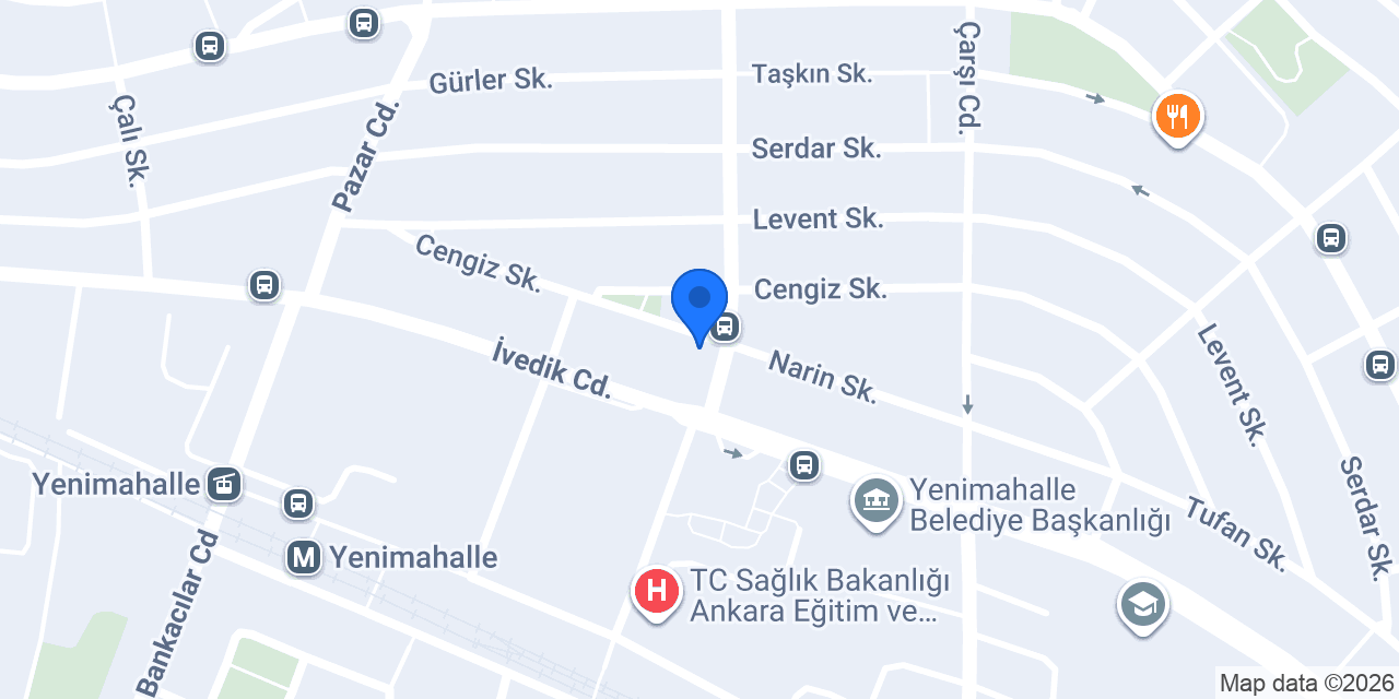 Özel Gözde Sürücü Kursu konumu
