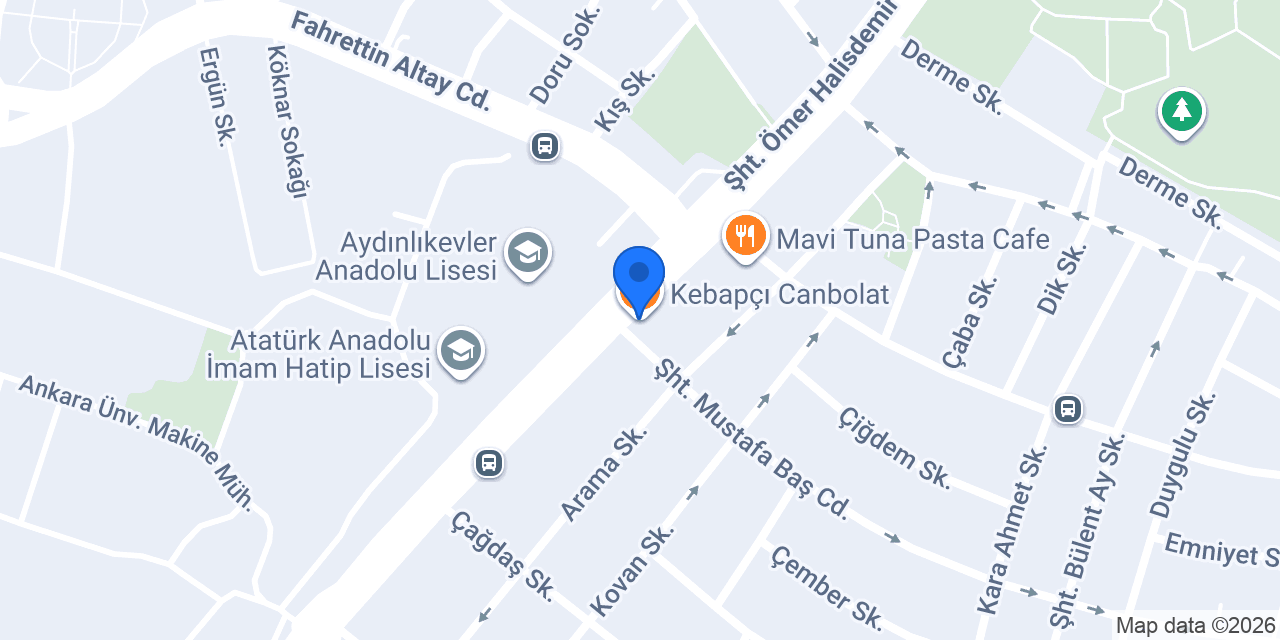 Kebapçı Canbolat konumu