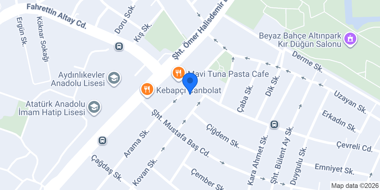 Etye kassap (express) konumu