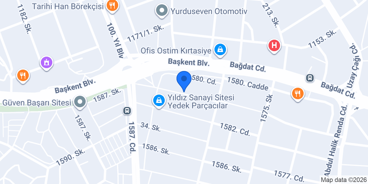 Ankara Turbocu (Özturbosan) konumu