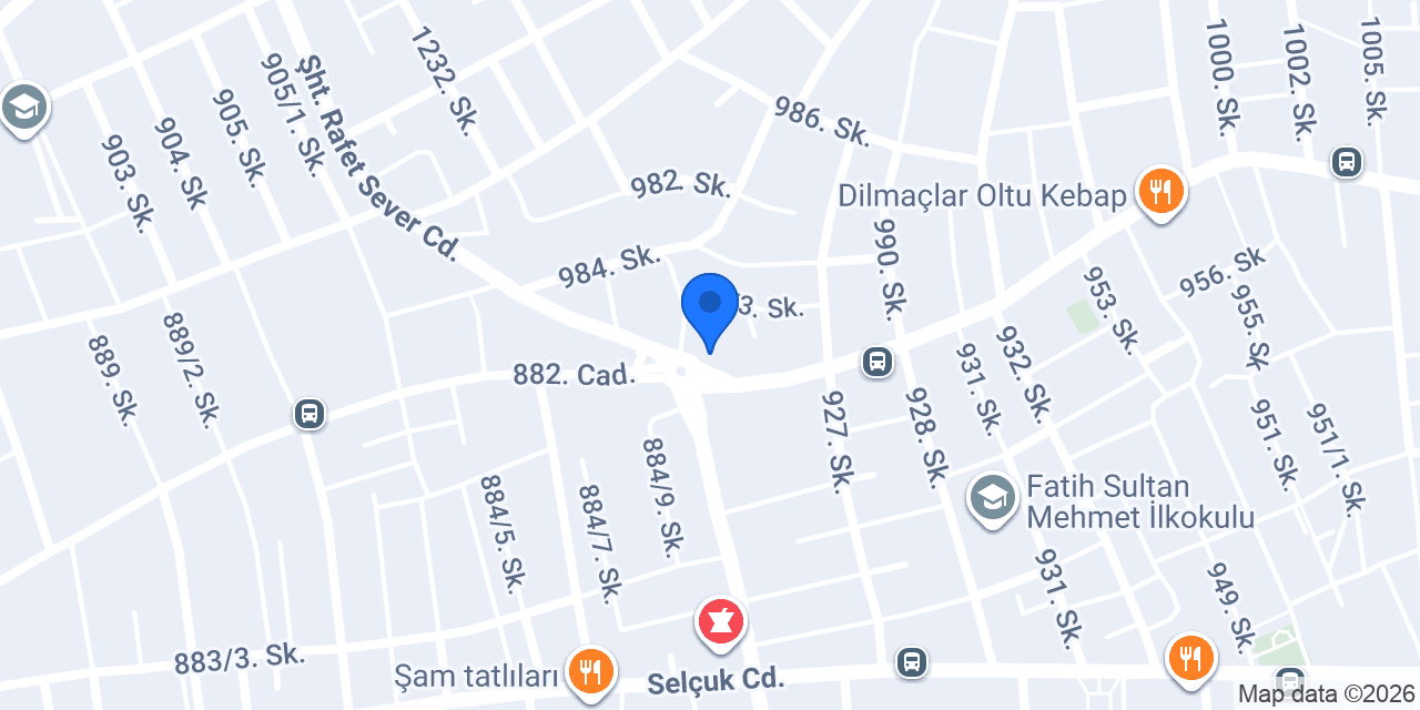 Özdamak döner-ızgara-çorba konumu