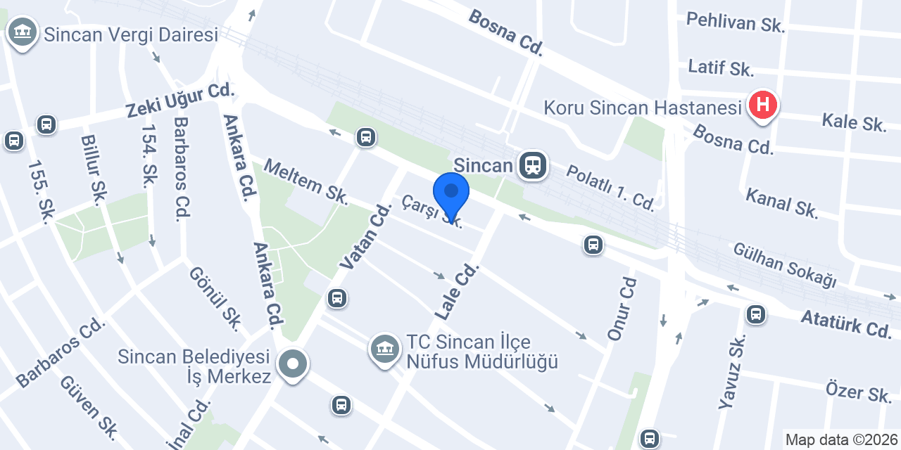 Çamlıca Lokantası konumu