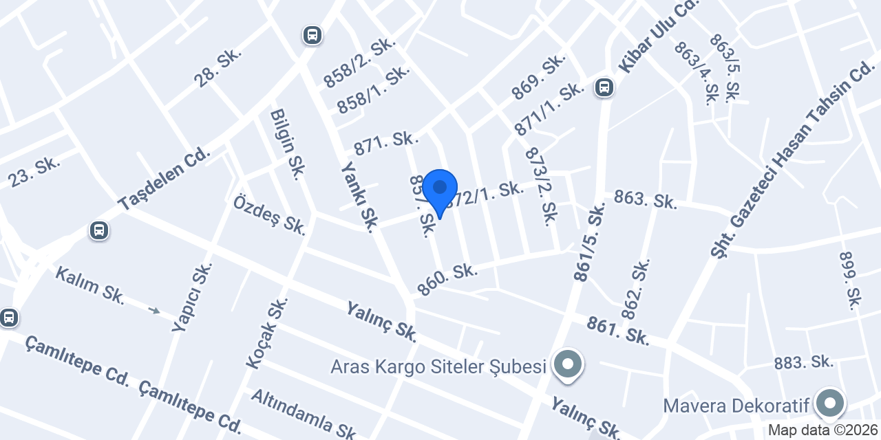 Öz Gaziantep Catering konumu