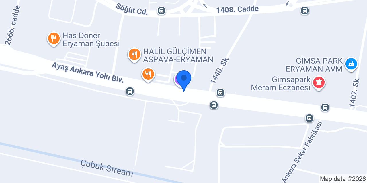 Ayaşyolu Konfor konumu