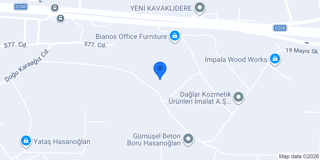 Toprak Entegre Kapı ve Mobilya A.Ş. konumu