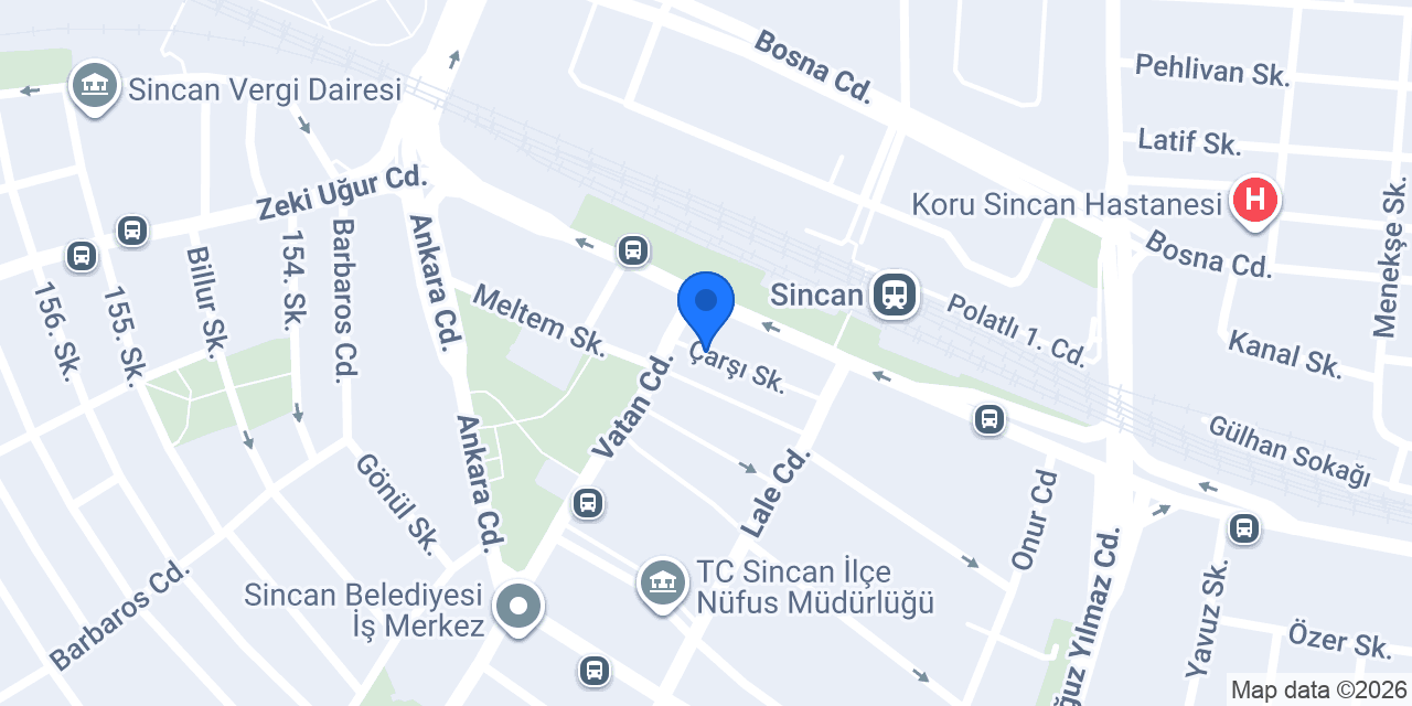Yiğit Ticaret - Kalaycı Sincan konumu