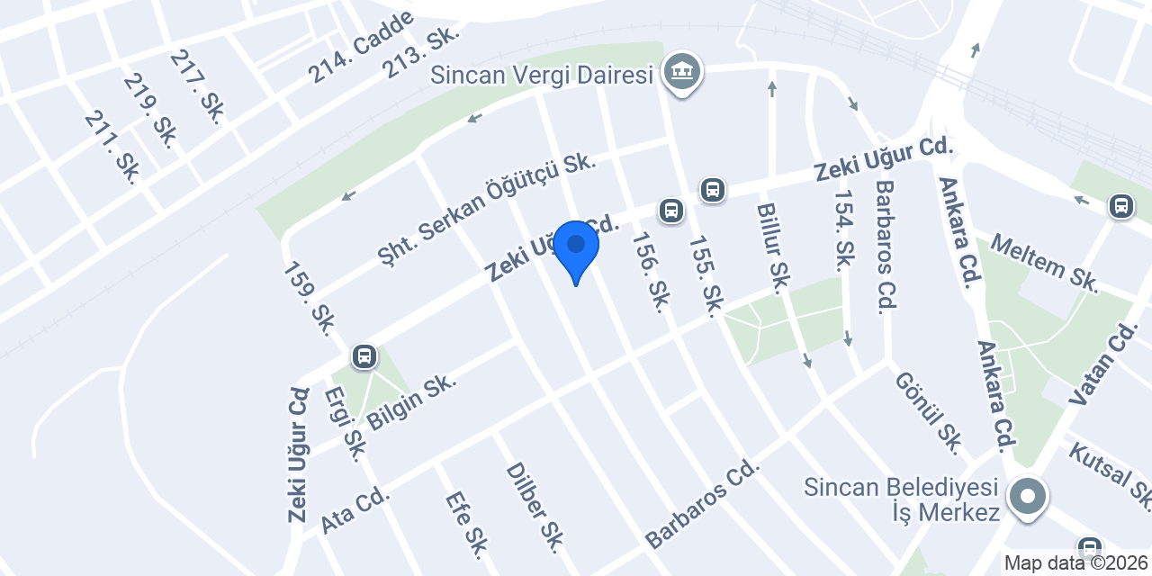 Sincan elektrik konumu