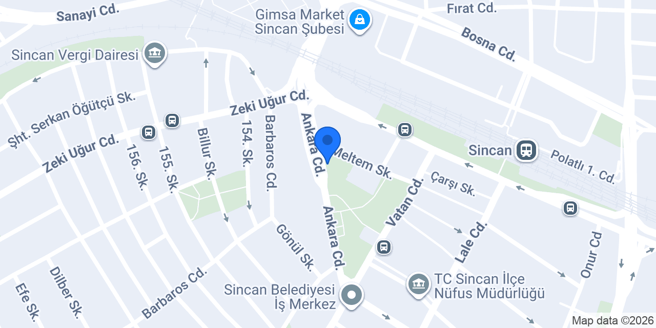 Simitçi Dünyası Sincan konumu