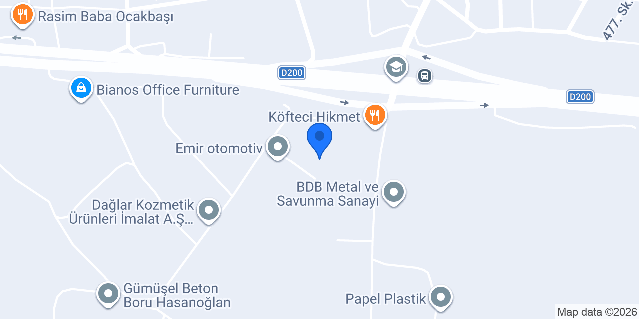 ÖzÇınar Catering konumu