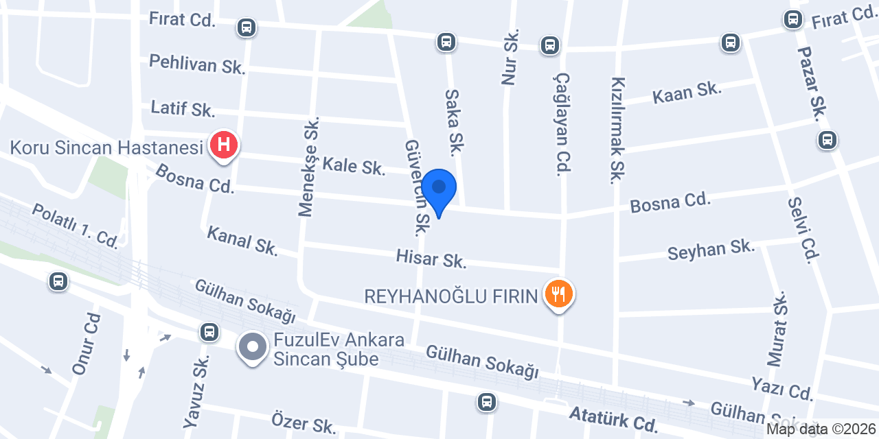 Sincan Tekel Gross konumu