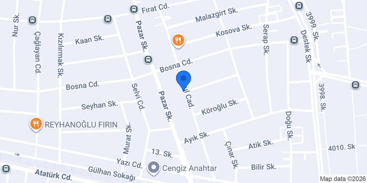 İnci Oto Kiralama konumu