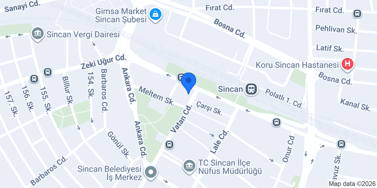 Bilçağ Sürücü Kursu konumu