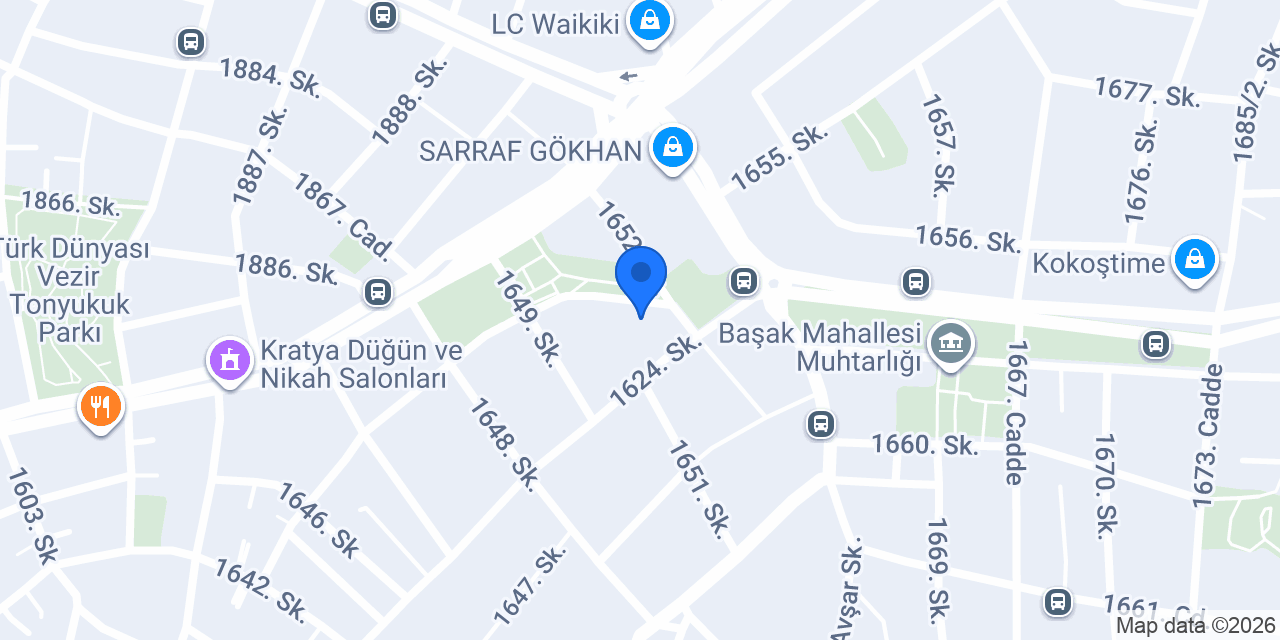 Atak Kuru Temizleme konumu