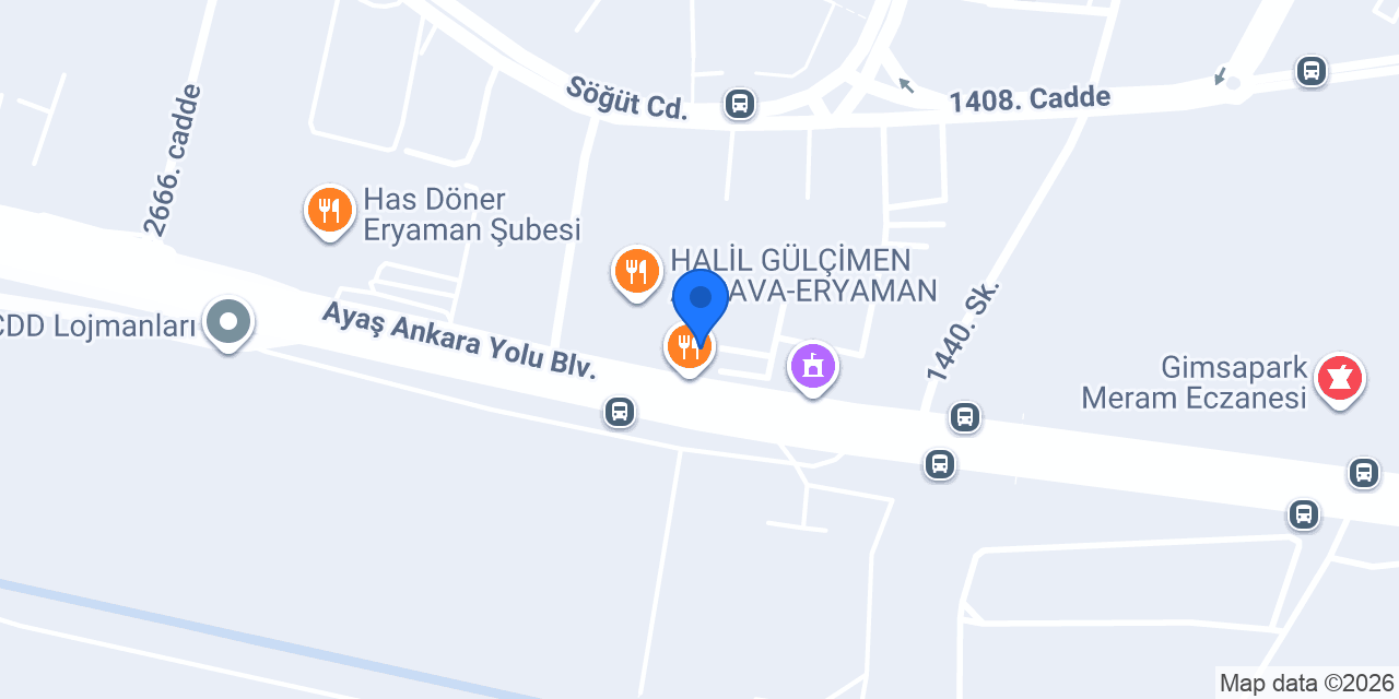 Antephan Künefe Etimesgut konumu