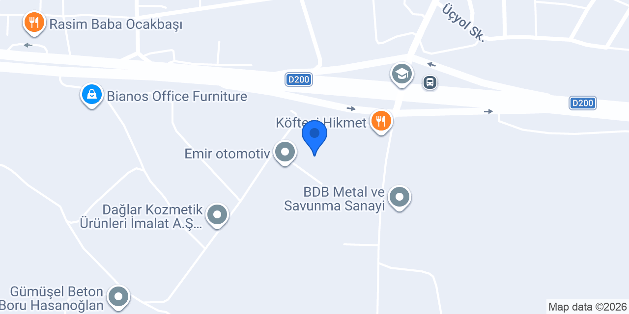 Muratsan Elektro Mekanik konumu