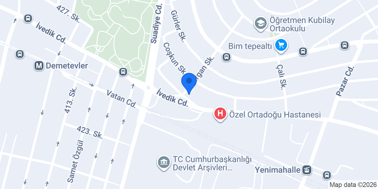 Mercandent Ağız ve Diş Sağlığı Polikliniği konumu