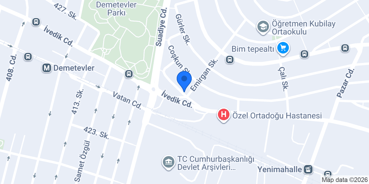 Atabey Avukatlık Bürosu konumu