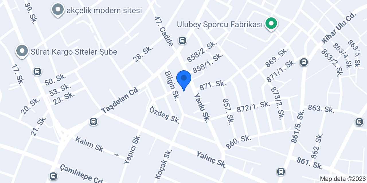 Ankara Yiğit Mobilya Dekorasyon konumu