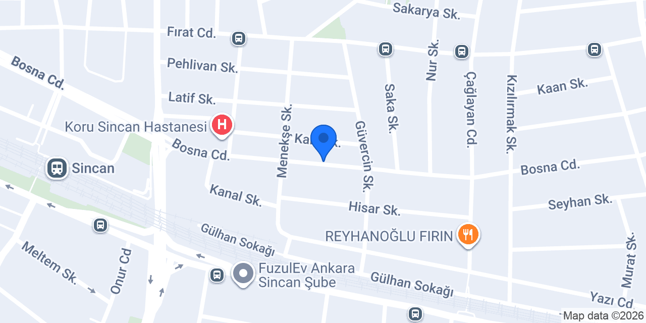 ÖZKOÇ SİNCAN EMLAK konumu