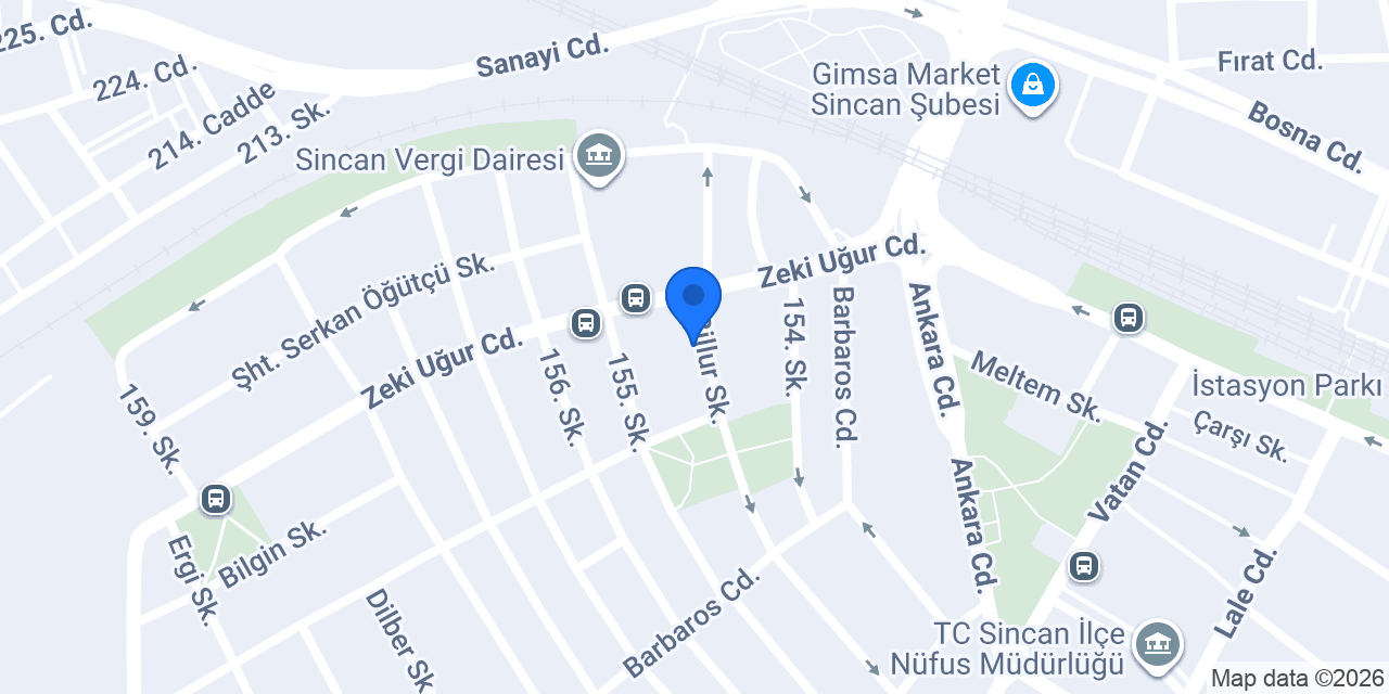 Sincan 4.Noterliği konumu