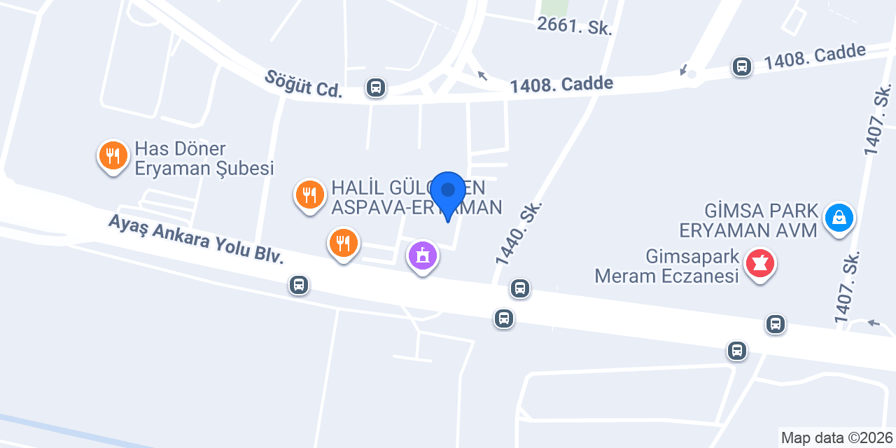 Kelebek Mobilya - Etimesgut Ayaşyolu konumu