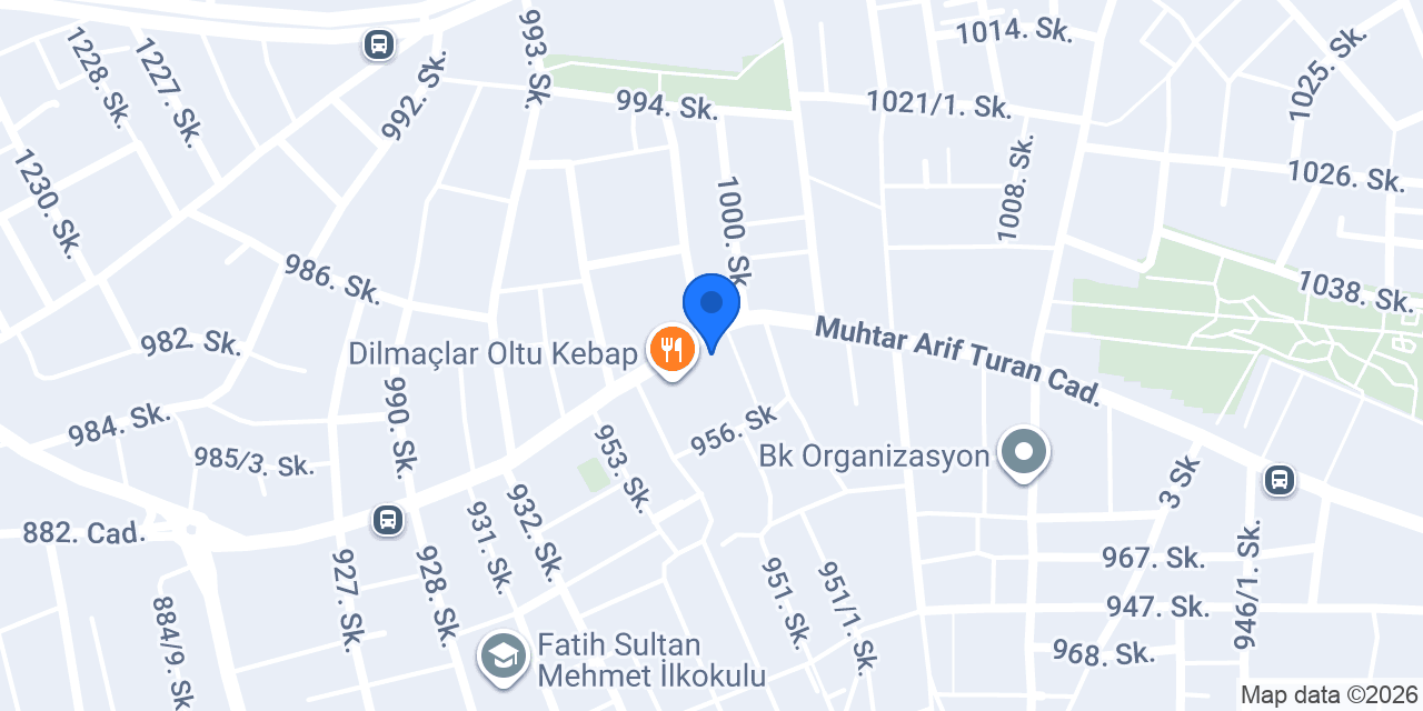 مطعم شام للوجبات السريعة Şam fast Food konumu