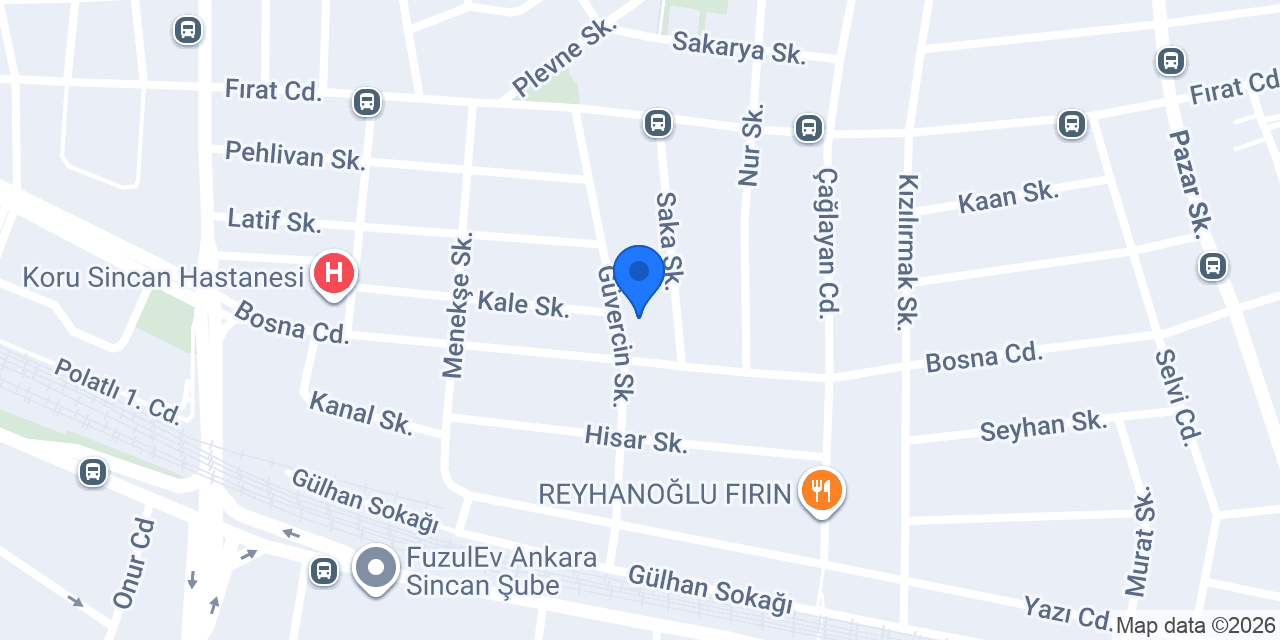 Sincan Sağlamer Evden Eve Nakliyat konumu
