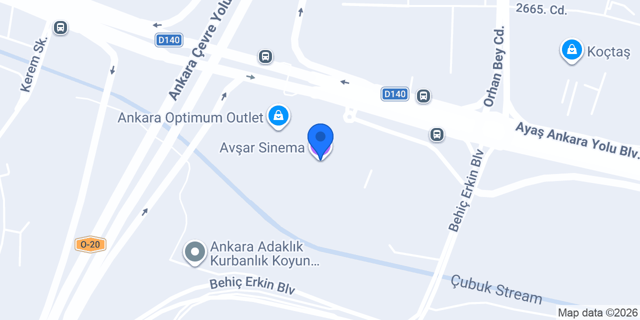 Avşar Sinema konumu