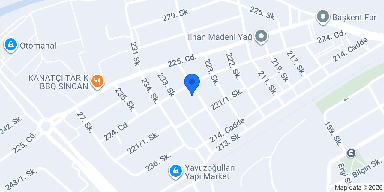 Acar Orman Ürünleri Ltd. Şti. konumu
