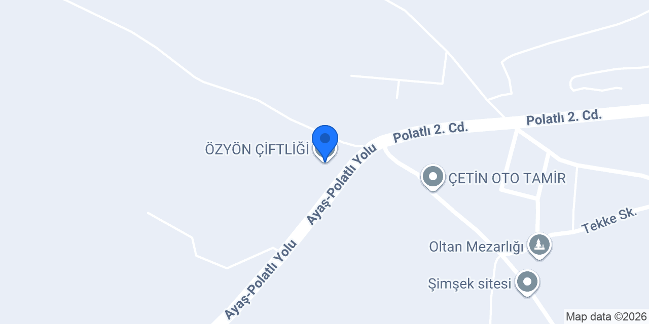 ÖZYÖN ÇİFTLİĞİ konumu