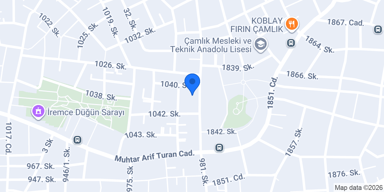 Dostlar İnşaat Satış Ofisi konumu
