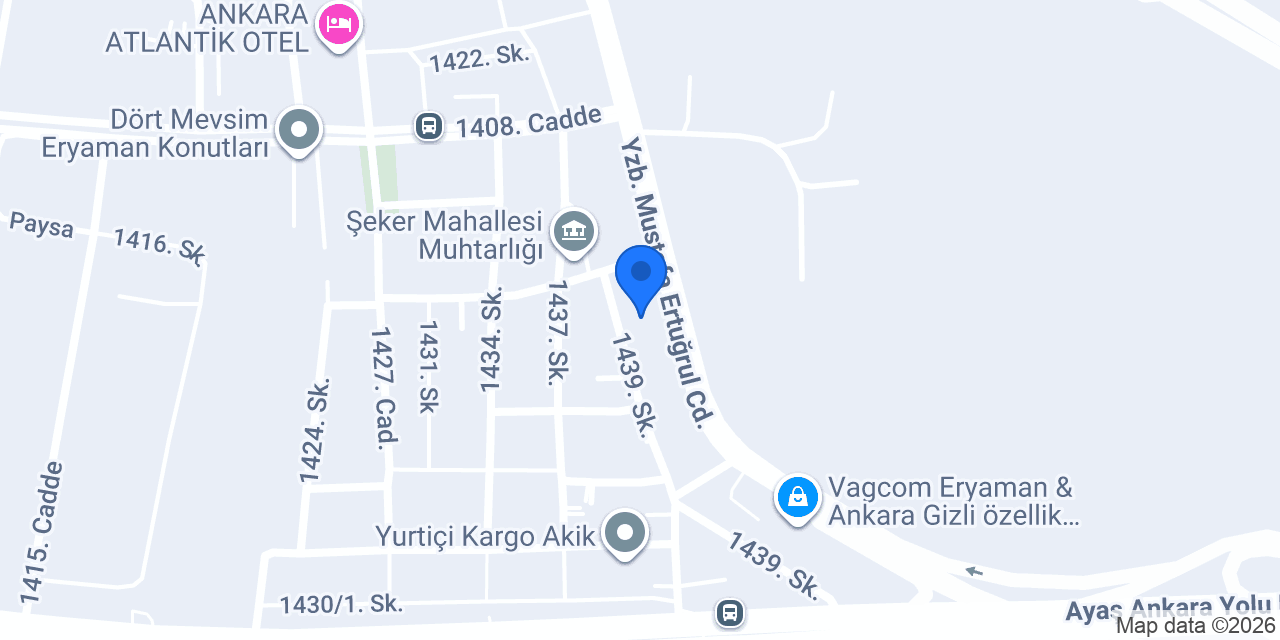 Şeker Kuru Temizleme konumu