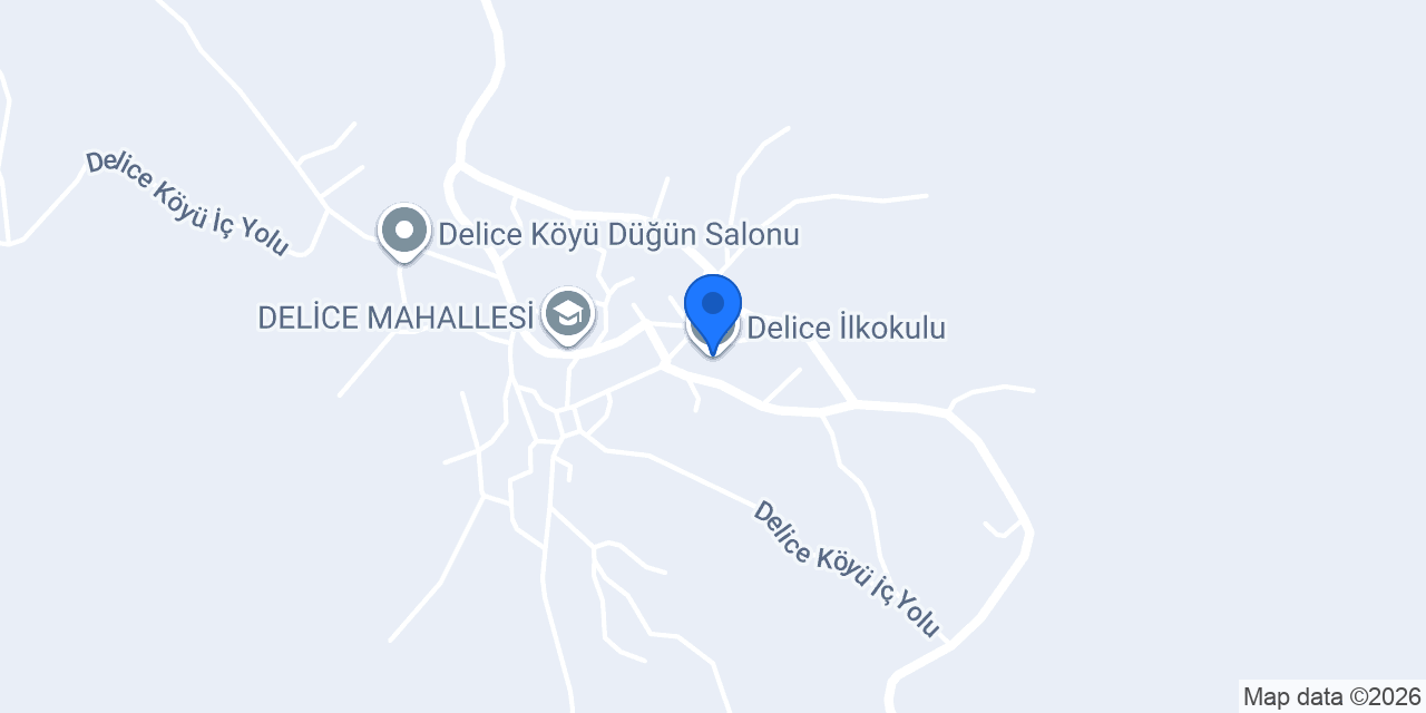 Delice İlkokulu konumu