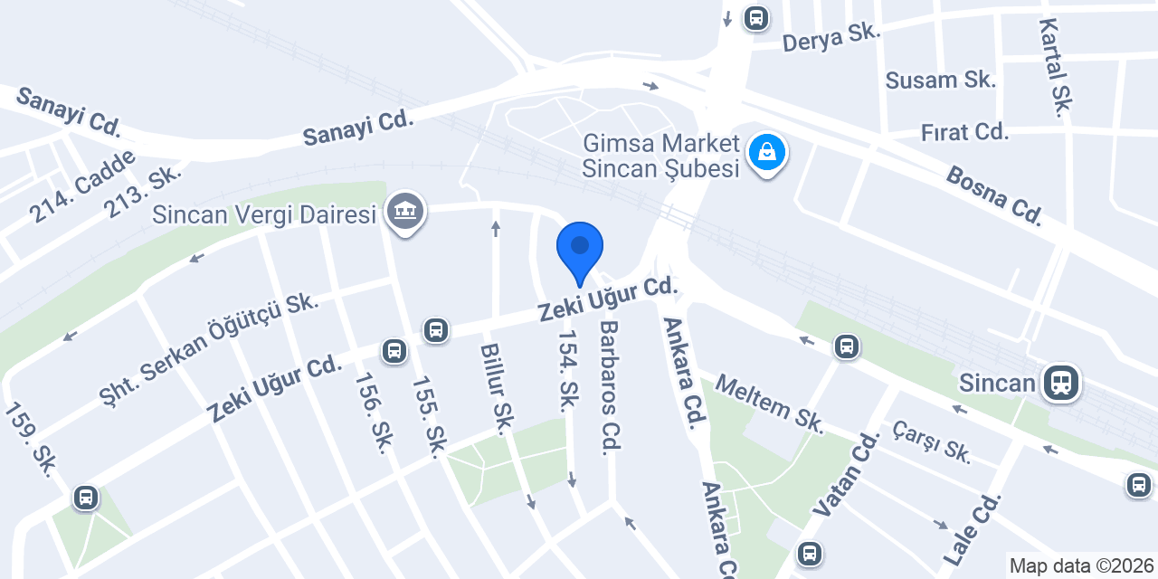 Sincan Polis Merkezi Amirliği konumu