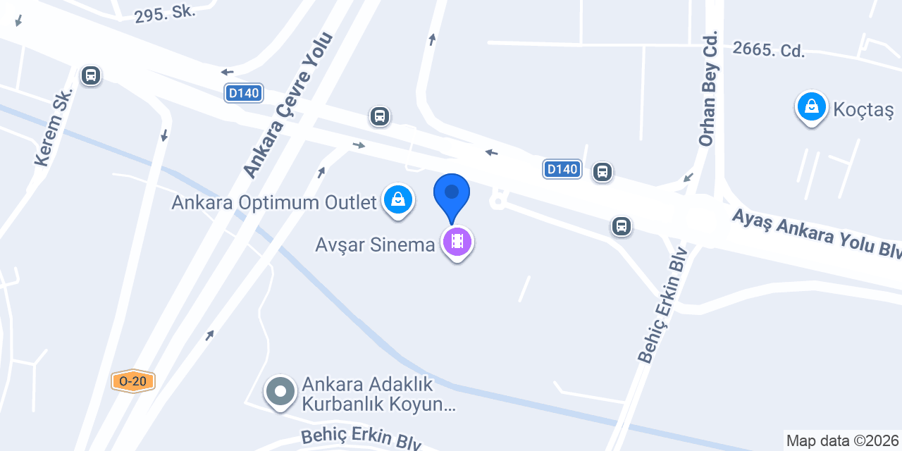 Kahve Dünyası - Ankara Optimum AVM konumu