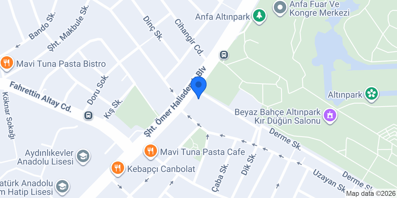 CANKAYA Otomotiv konumu