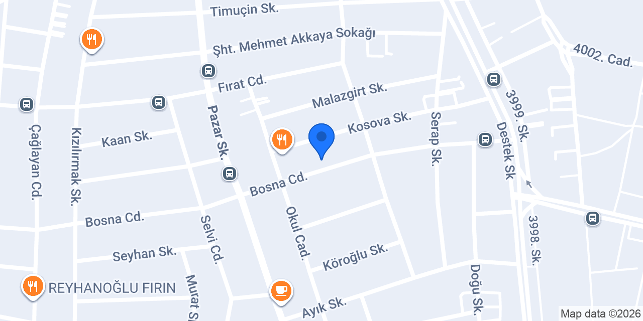 Terzi Ahmet Usta konumu