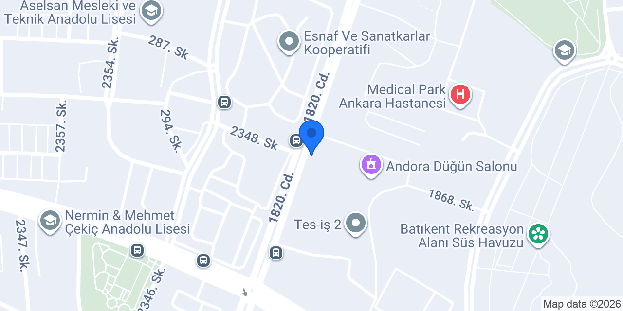 Tülpa Mobilya konumu
