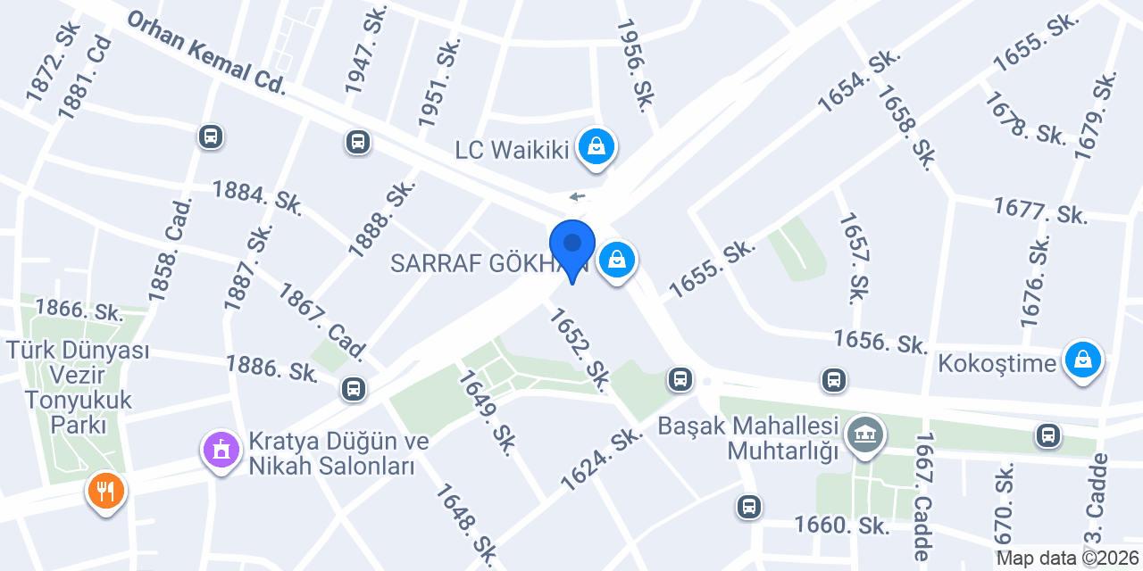 Garanti BBVA Hüseyin Gazi Şubesi konumu
