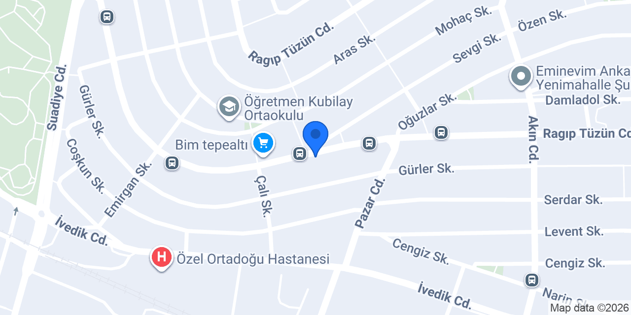 Tunçyürek Elektrik konumu