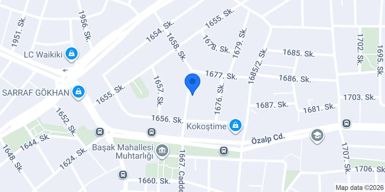 GÖKÇE DİKİM EVİ TERZİ konumu