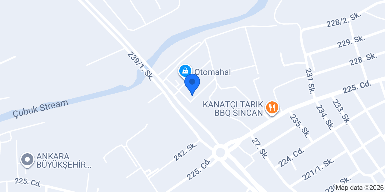 Tütüncü Otomotiv konumu