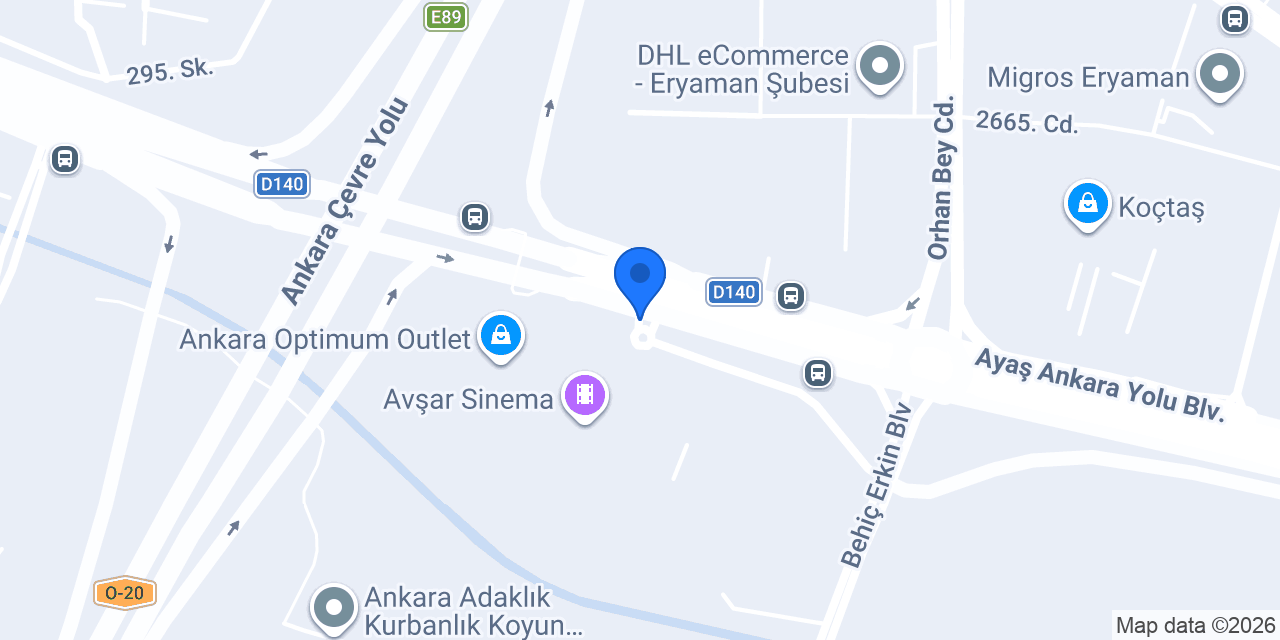 Muscent - Ankara Optimum konumu