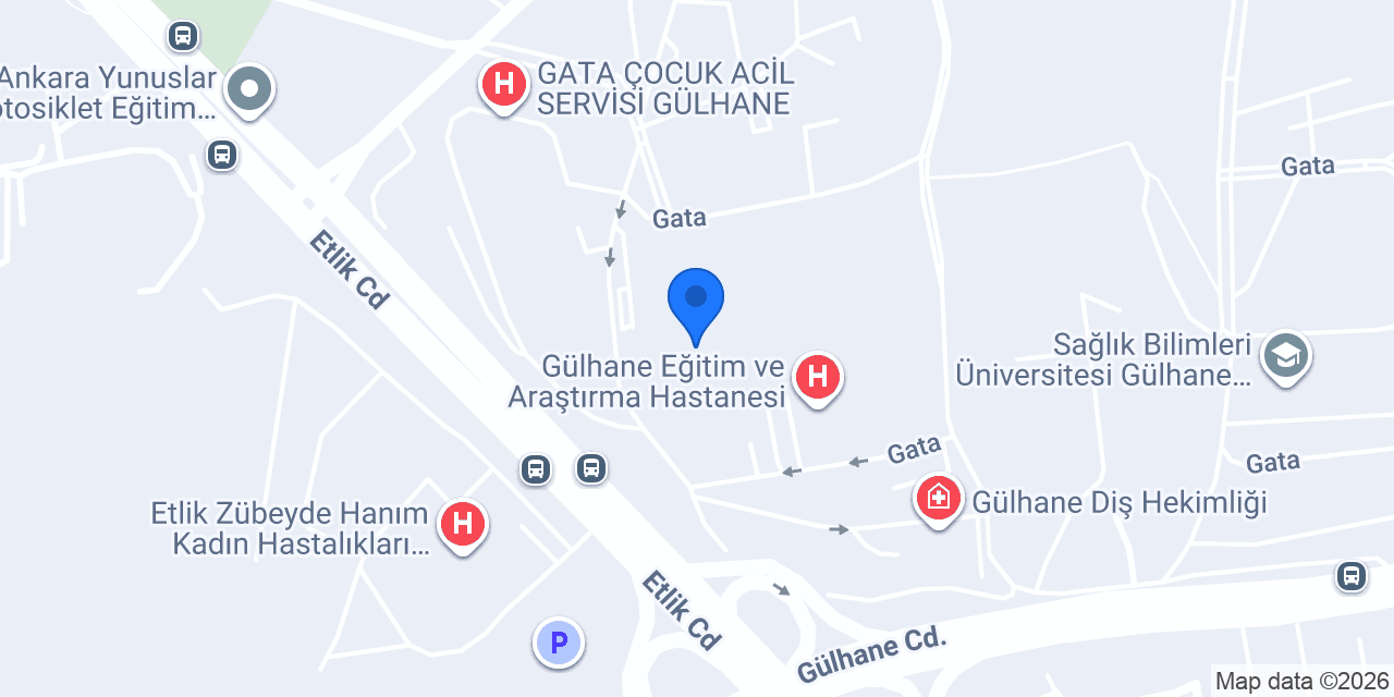 Gülhane Hiperbarik Bölümü konumu