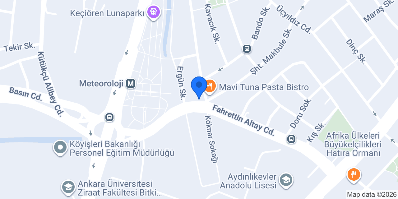 Tuğra Petshop Akvaryum konumu