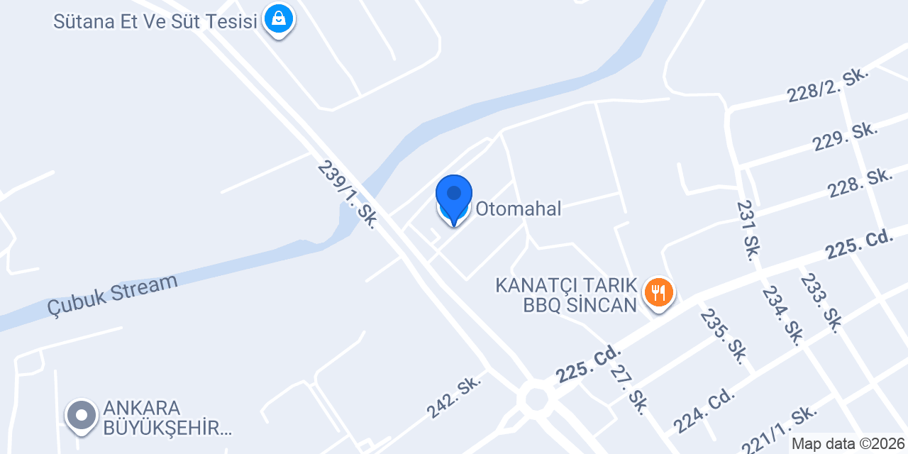 Otomahal konumu