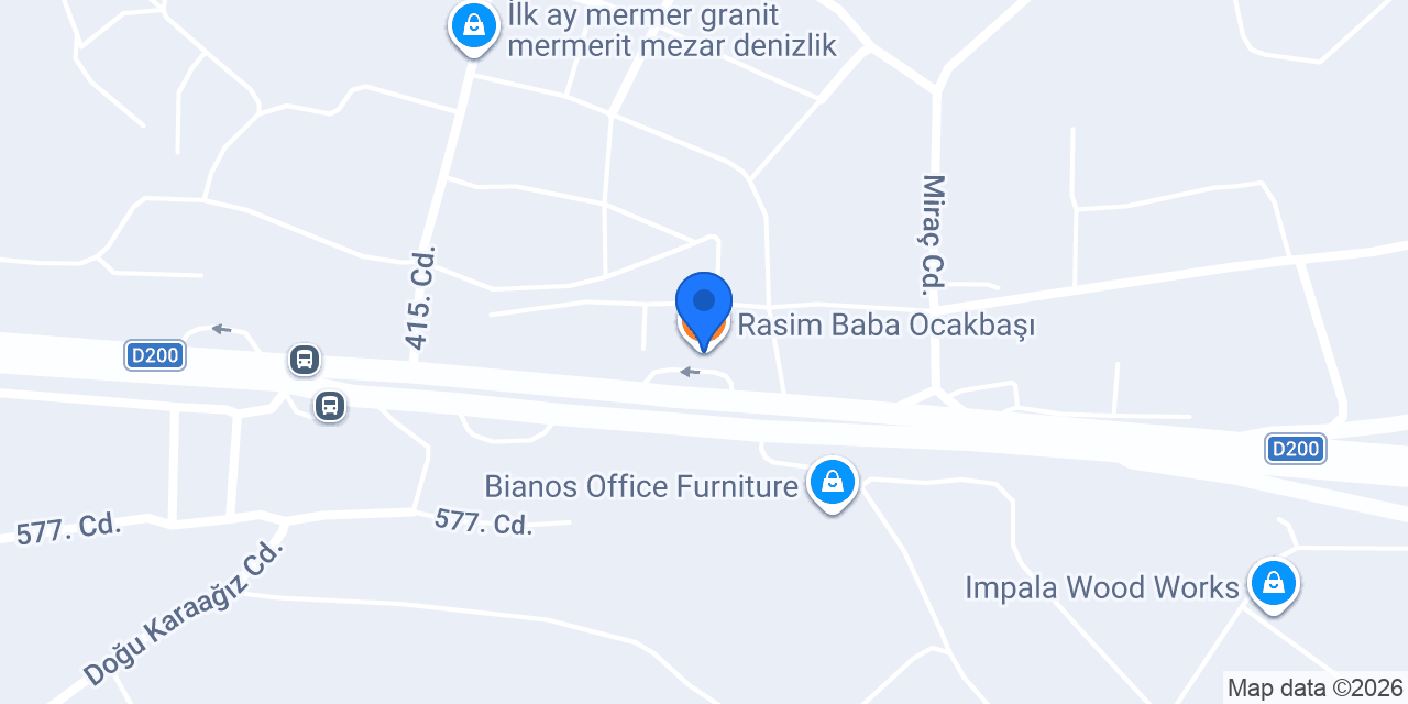 Rasim Baba Ocakbaşı konumu