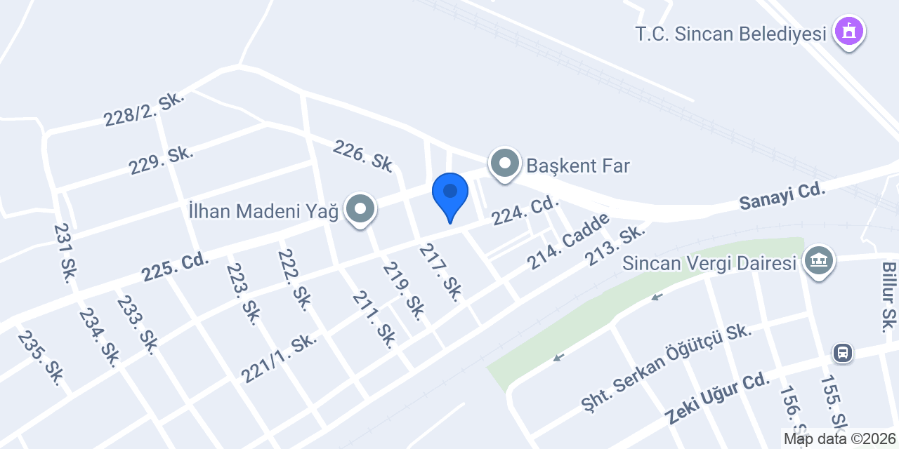 UĞUR CİVATA TEKNİK HIRDAVAT VE YAPI MALZEMELERİ konumu