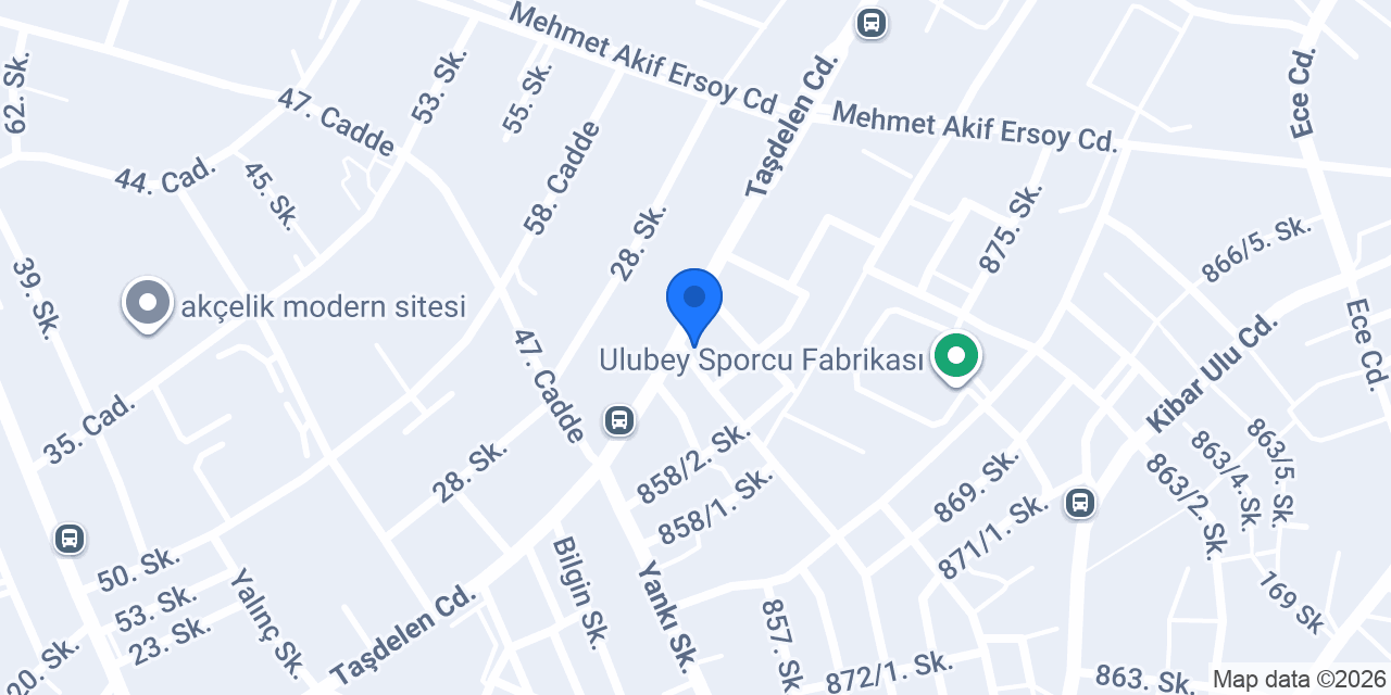Özcan Oto Lastik konumu