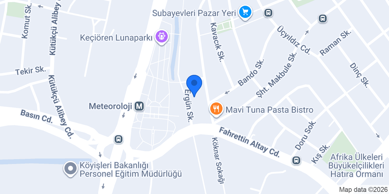 Kılıç Panel Asmatavan Sistemleri konumu